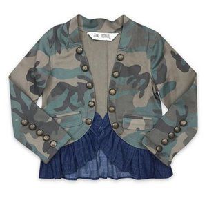 Unique Girls Military Jacket by Jack & Peppa